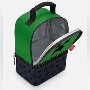 MINECRAFT Thermos Kids Insulated Dual Compartment Lunch Bag